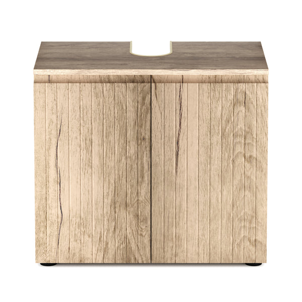 Waschbeckenunterschrank STEFAN 60 x 35 x 54 cm hellbraun