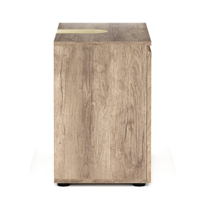 Waschbeckenunterschrank STEFAN 60 x 35 x 54 cm hellbraun
