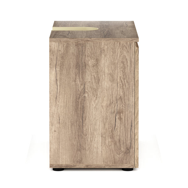 Waschbeckenunterschrank STEFAN 60 x 35 x 54 cm hellbraun