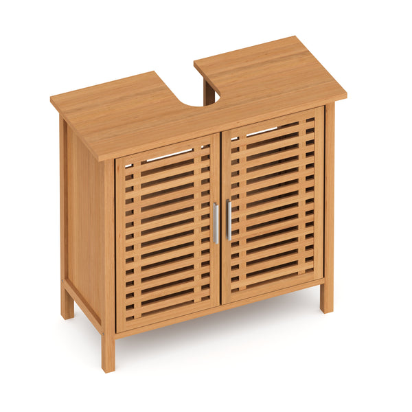 Waschbeckenunterschrank Walnussholz 66 x 29 x 61 cm