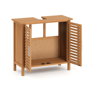 Waschbeckenunterschrank Walnussholz 66 x 29 x 61 cm