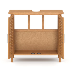 Waschbeckenunterschrank Walnussholz 66 x 29 x 61 cm