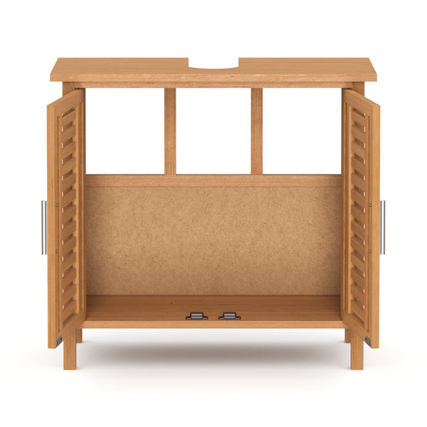 Waschbeckenunterschrank Walnussholz 66 x 29 x 61 cm