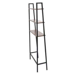 Waschmaschinen Regal Leiterregal Industrial 155x64x25cm braun