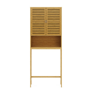 Waschmaschinenschrank Bambus SUSU 176 x 70 x 23 cm natur