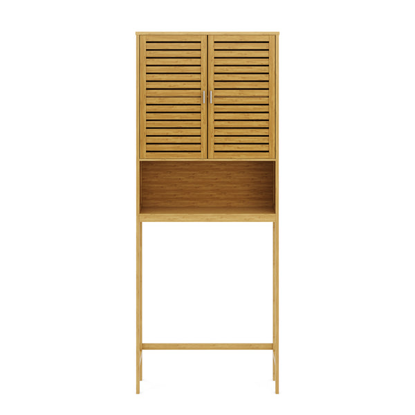 Waschmaschinenschrank Bambus SUSU 176 x 70 x 23 cm natur