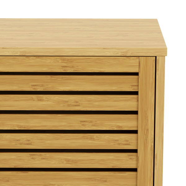 Waschmaschinenschrank Bambus SUSU 176 x 70 x 23 cm natur