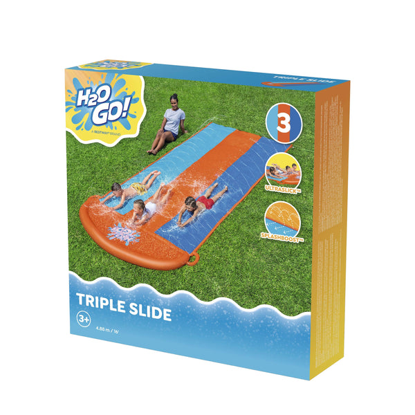 Wasserrutschbahn Triple Slide H2OGO!