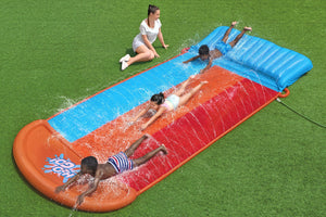 Wasserrutsche Tsunami Splash Ramp Triple Slide H2OGO!