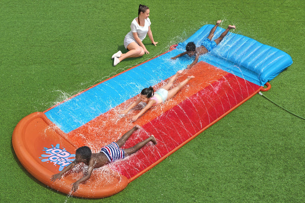 Wasserrutsche Tsunami Splash Ramp Triple Slide H2OGO!