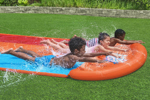 Wasserrutsche Tsunami Splash Ramp Triple Slide H2OGO!