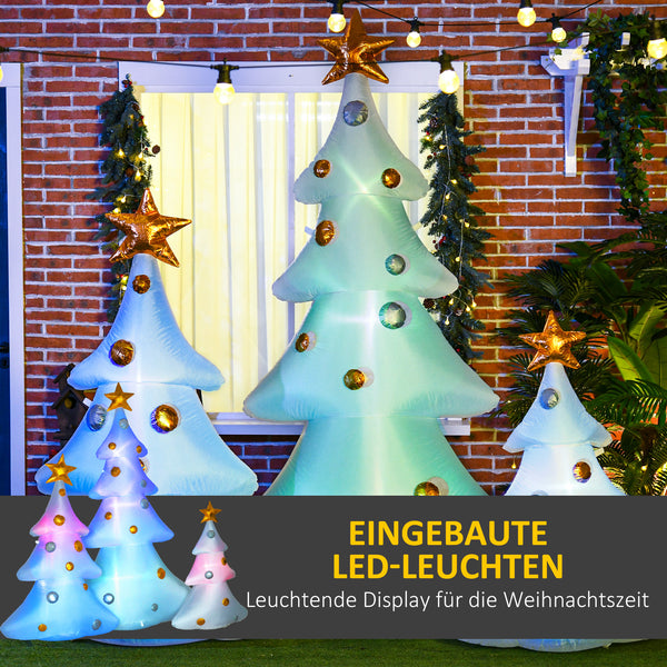 Weihnachtsbäume Aufblasbar 3er-Set inkl. Gebläse