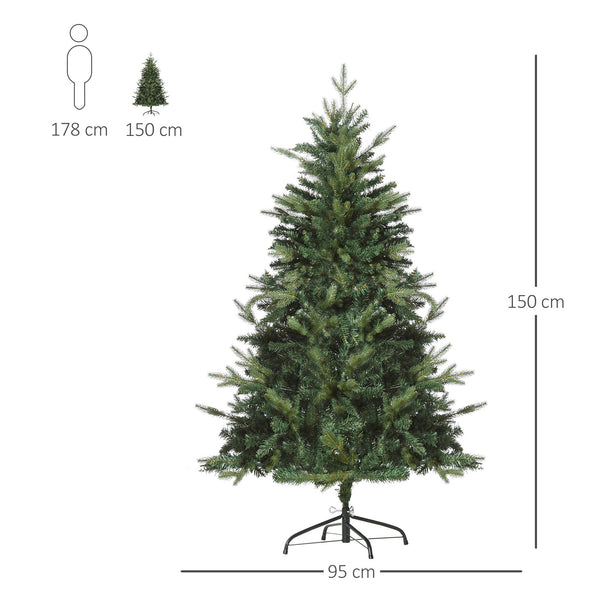 Weihnachtsbaum 1.5m 946 Zweige Ø95x150Hcm