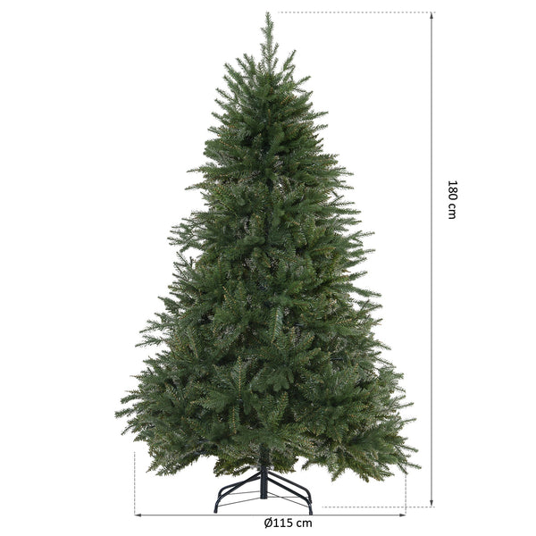 Weihnachtsbaum 180cm, 1492 Äste künstlicher Christbaum
