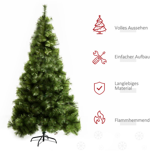 Weihnachtsbaum 2.1m 505 Äste mit Metallständer