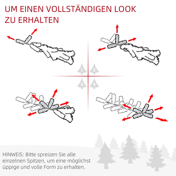 Weihnachtsbaum 390 Spitzen Ø55xH180cm