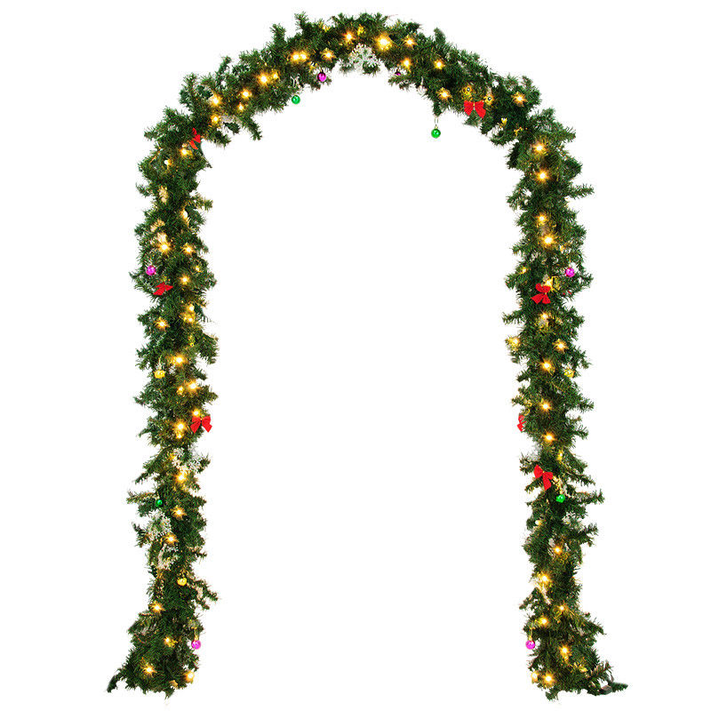 Ghirlanda natalizia con luci decorative a stringa 5m 80 x LED