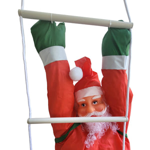 Santa Claus on a ladder, 165cm