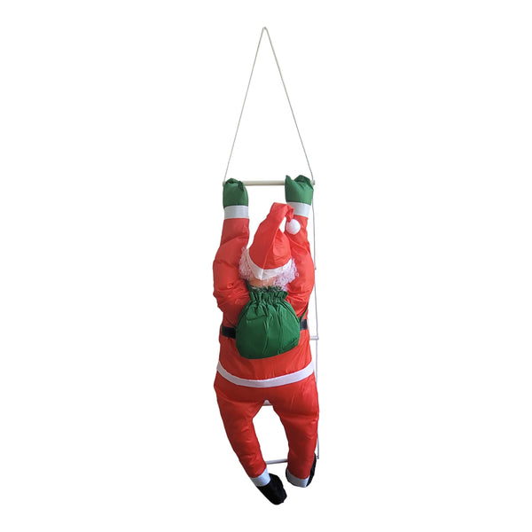 Santa Claus on a ladder, 165cm