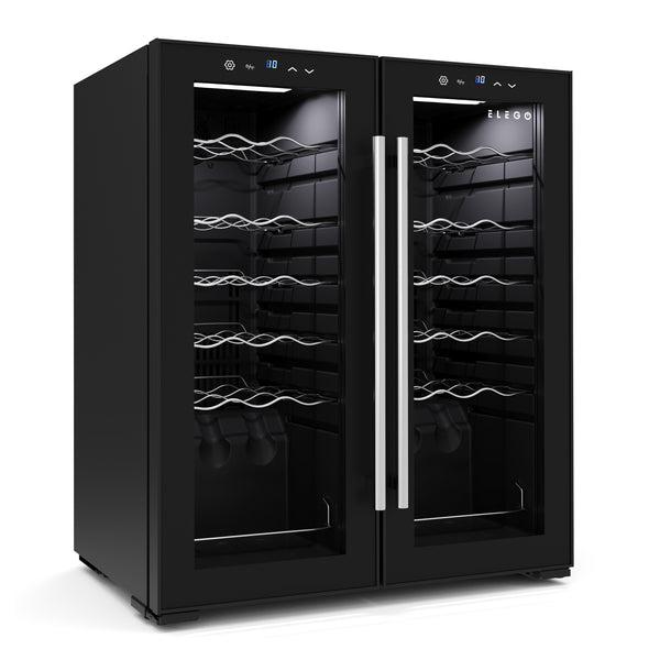 Weinkühlschrank 2 Zonen 36 Flaschen