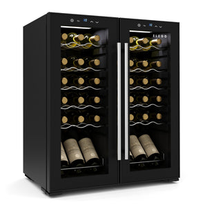 Weinkühlschrank 2 Zonen 36 Flaschen