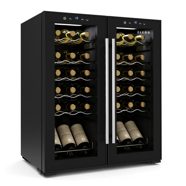 Weinkühlschrank 2 Zonen 36 Flaschen