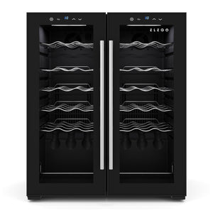 Weinkühlschrank 2 Zonen 36 Flaschen