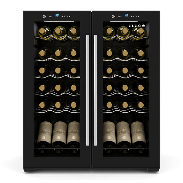 Weinkühlschrank 2 Zonen 36 Flaschen