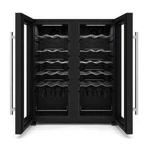 Weinkühlschrank 2 Zonen 36 Flaschen