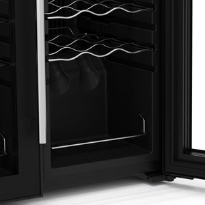 Weinkühlschrank 2 Zonen 36 Flaschen