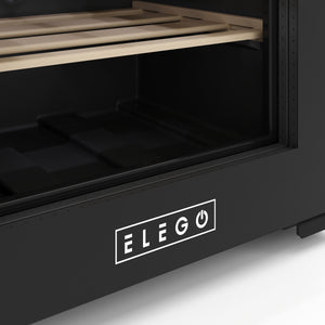 Weinkühlschrank mit Beleuchtung 34 Flaschen