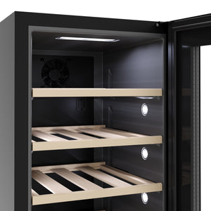 Weinkühlschrank mit Beleuchtung 34 Flaschen