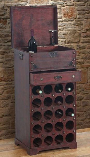 Weinregal Calvados 20 Flaschen ~ Kolonialstil