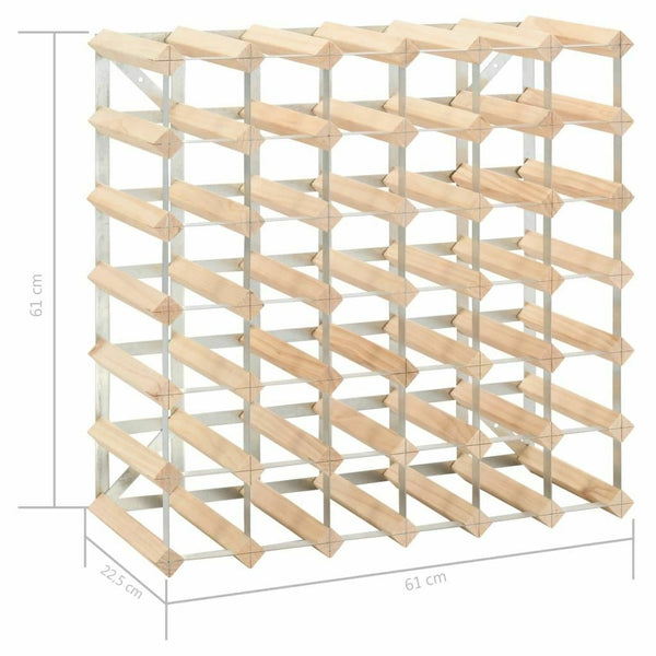 Portabottiglie in legno massello per 42 bottiglie