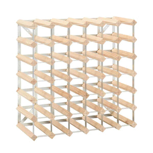 Portabottiglie in legno massello per 42 bottiglie