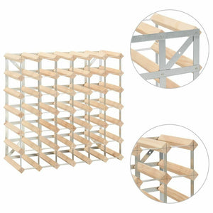 Portabottiglie in legno massello per 42 bottiglie
