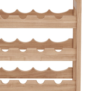 Portabottiglie in legno massello per 56 bottiglie