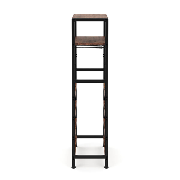 Weinregal Vintage BONITA auf Rollen für 16 Flaschen 42 x 100 cm
