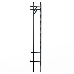 Wine rack for 60 bottles, metal, black