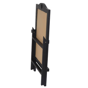 Werbetafel Dekotafel ~ schwarz lackiert
