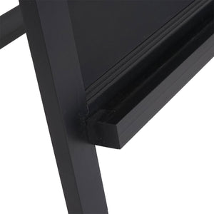 Werbetafel Dekotafel ~ schwarz lackiert