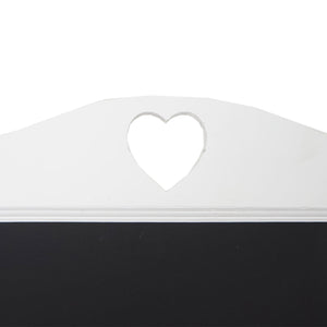 Werbetafel Dekotafel weiss lackiert