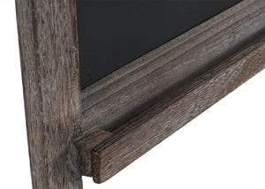 Werbetafel Kreidetafel 66x39x33cm Shabby-Look braun