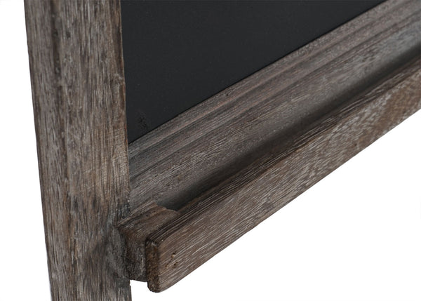 Werbetafel Kreidetafel 66x39x33cm Shabby-Look braun