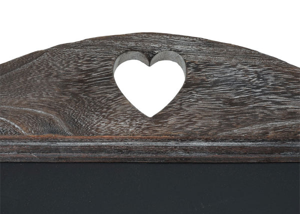 Werbetafel Kreidetafel 66x39x33cm Shabby-Look braun