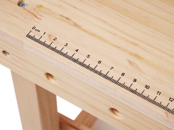 Werkbank Kinder Holz 68-teilig 80 cm bunt/natur