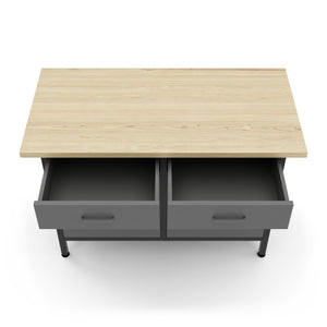Workbench with base cabinet 120 x 60 cm