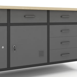 Werkbank mit Unterschrank 160 x 60 cm