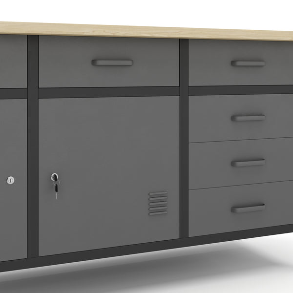 Werkbank mit Unterschrank 160 x 60 cm