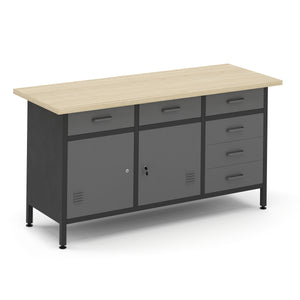 Werkbank mit Unterschrank 160 x 60 cm